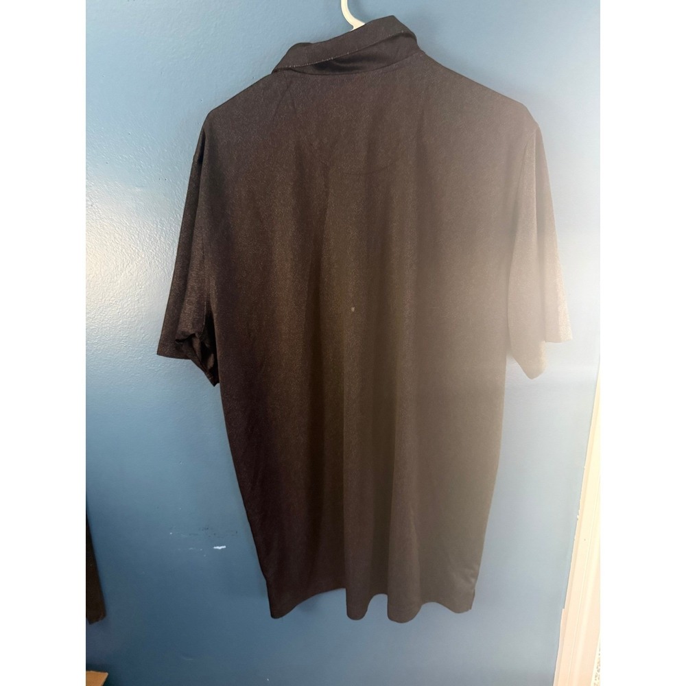 Pebble Beach Dry Luxe Performance Mens XL Golf Polo Shirt Short Sleeve Black
